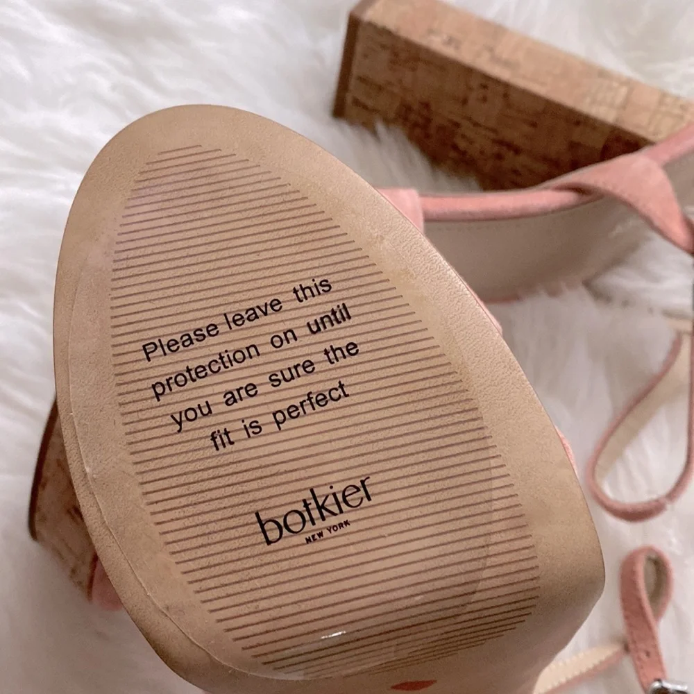 Botkier NY Plateau Suede Slingback Sandals
